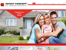 Tablet Screenshot of invest-concept.de
